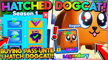 💸BUYING GOLD PASS UNTIL I HATCH *DOGCAT* SECRET!! - Mining Simulator 2 (Roblox)