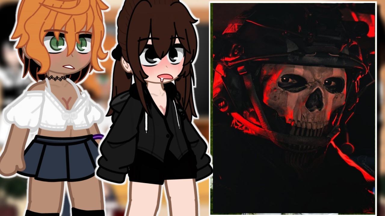 {NTR} Kokujin no Tenkousei React To Hiroki as Ghost || Call of Duty || Gacha reacts