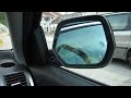 Canon Digital IXUS 120IS test video - 2007 Honda CR-V power-folding mirrors function