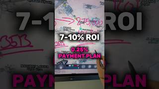 O.25% payment plan and 7-10% ROI earning Tax free in Dubai! #dubai #uae #fyp #realestate #investment