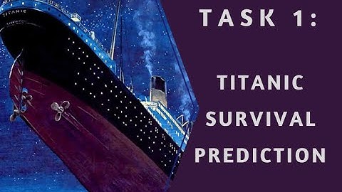 TASK 1: Titanic Survival Prediction | CodSoft