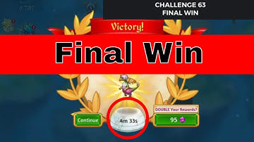 Merge Dragons 🌟Challenge 63 🌟Final Win🌟4 Minutes 33 Seconds🌟