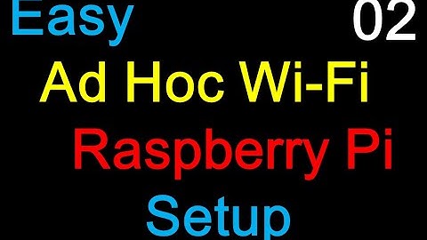 How to configure Raspberry Pi in Ad hoc wifi mode | Raspberry Pi learning series - Part 02
