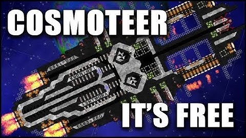 COSMOTEER: First Look - The 100% Free Space Ship Building Strategy Game