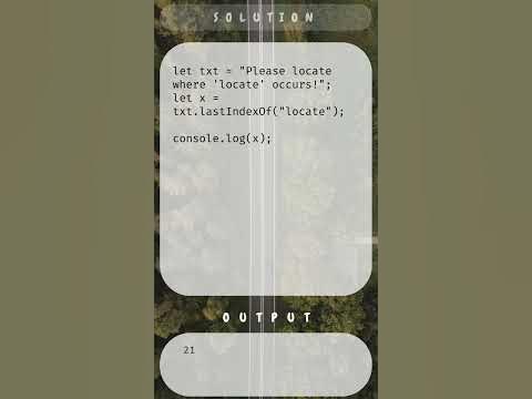 How to get the index of last occurrence of a character in string with ...