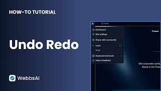 Famous Undo Redo - WebbsAI Tutorial Wealth