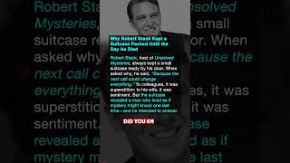 Celebrity Why Robert Stack Kept a Suitcase Packed Until the Day He Died Profile