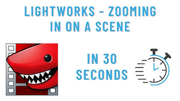 Lightworks in 30 seconds - Adding zoom to a video clip