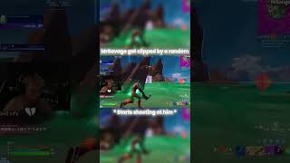 When MrSavage got clipped by a random 💀 #chapter7season2 #fortnite #mrsavage