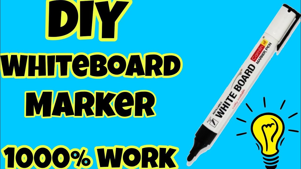 DIY Whiteboard Marker, How to make Whiteboard Marker at home easy