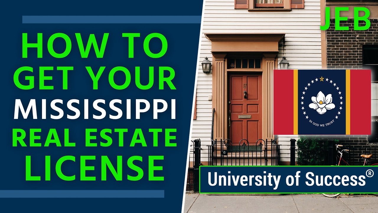 How to Get A Mississippi Real Estate License - YouTube