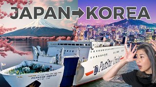 Hopping from Japan to Korea on an OVERNIGHT FERRY, The Panstar Dream!
