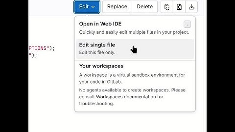 GitLab: Edit Files and Save Directly on GitLab Website