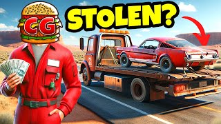I Became a Tow Truck Driver that Sells STOLEN Cars in Used Cars Simulator!? screenshot 4