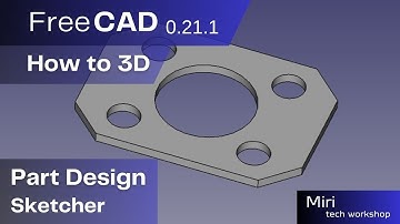 FreeCAD version 0 21 1 part #10 2023  How to 3D