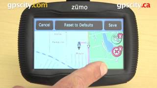 kapillærer Blive kold ost Garmin Zumo 350LM: Map & Vehicle Settings with gpscity.com - YouTube