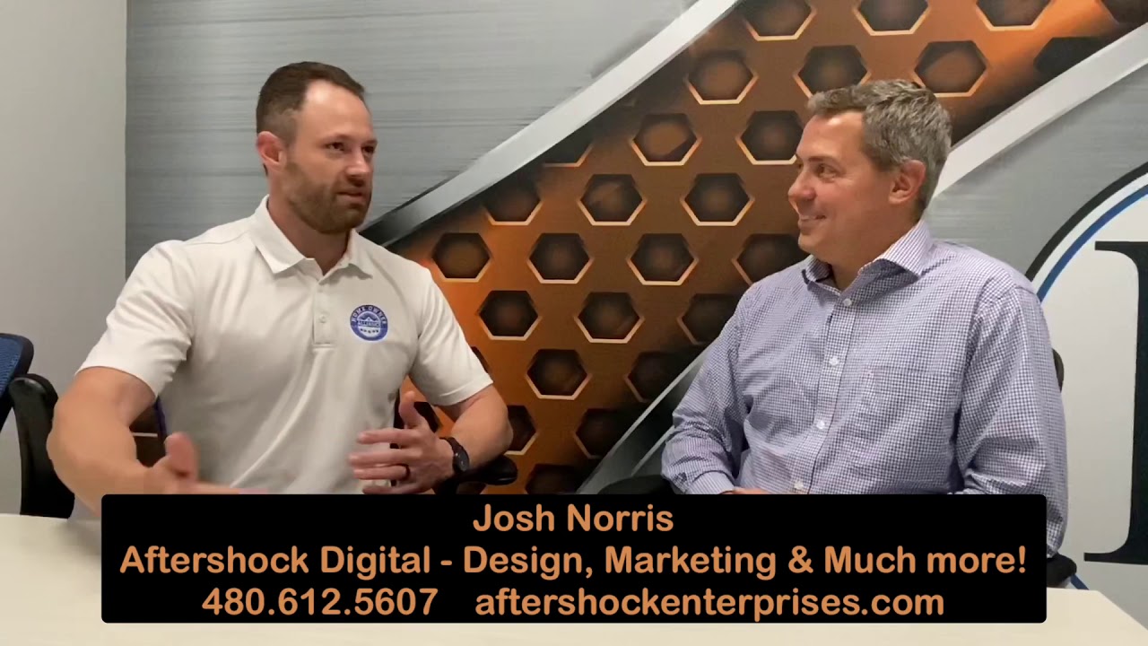 Meet Josh Norris, CEO  AFTERSHOCK DIGITAL: Design & Development; Marketing & Lead Gen; Tempe/Phoenix