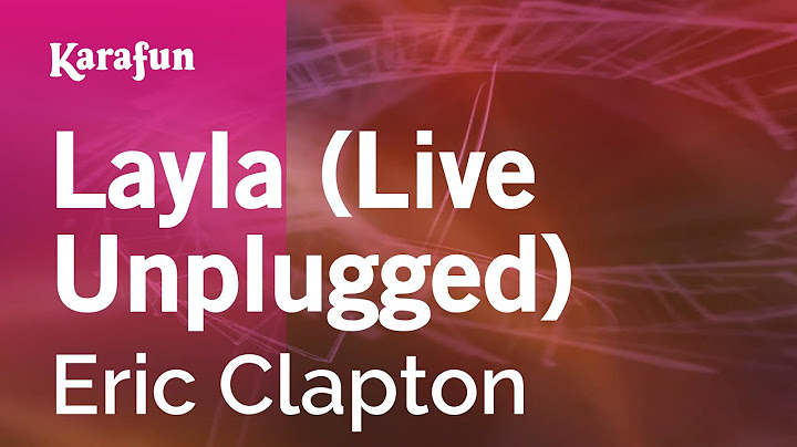 Layla Karaoke version - Karaoke performance video thumbnail