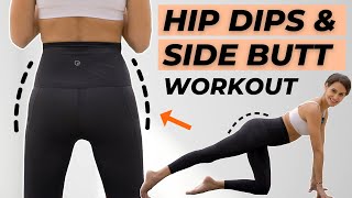 10 Min HIP DIPS and SIDE BUTT WORKOUT | No Equipment! screenshot 3