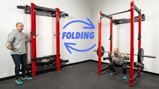 The Most OverBuilt Power Rack That…Folds? PRx Folding 4Post Rack Review!