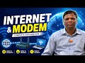 INTERNET AND MODEM | Full Explanation in Hindi | CLOUD VISION Computer Institute