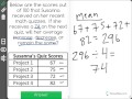 Understanding Susanna's Average Score