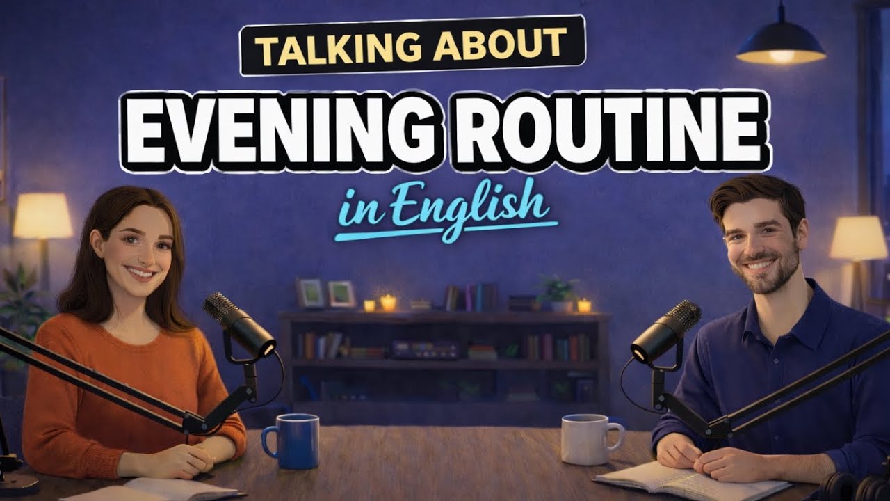 How to Talk About Your Evening Routine in English |Relax & Learn