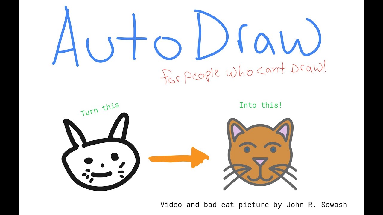 AutoDraw: Turn Your Bad Drawing To Be Pretty Amazing