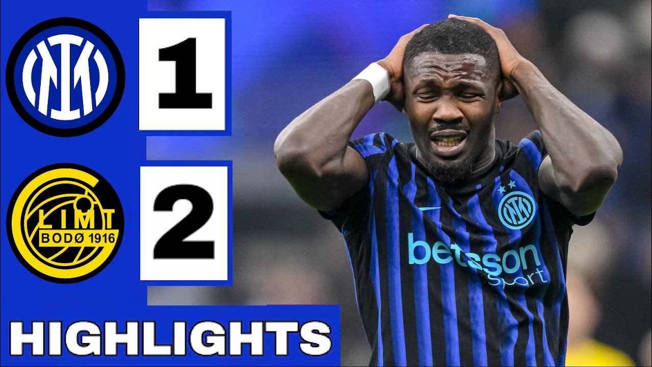 Inter vs Bodo Glimt 1-2 Highlights & All Goals (Champions League 2025/26) Inter MIlan Bodo