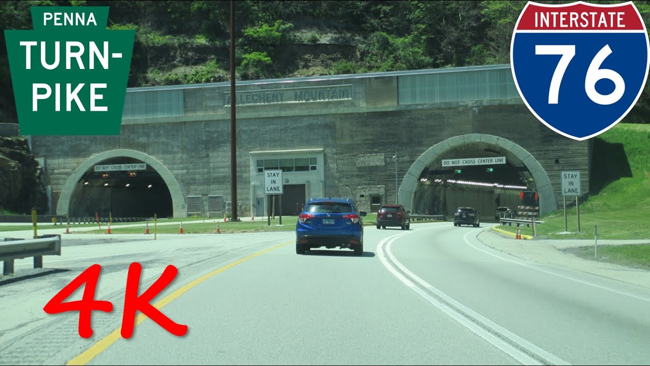 ⁴ᴷ Allegheny Mountain Tunnel westbound [4K VIDEO]