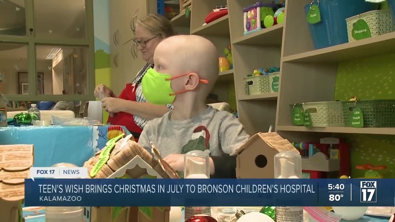 Kalamazoo teen uses Make-A-Wish opportunity to give back - YouTube