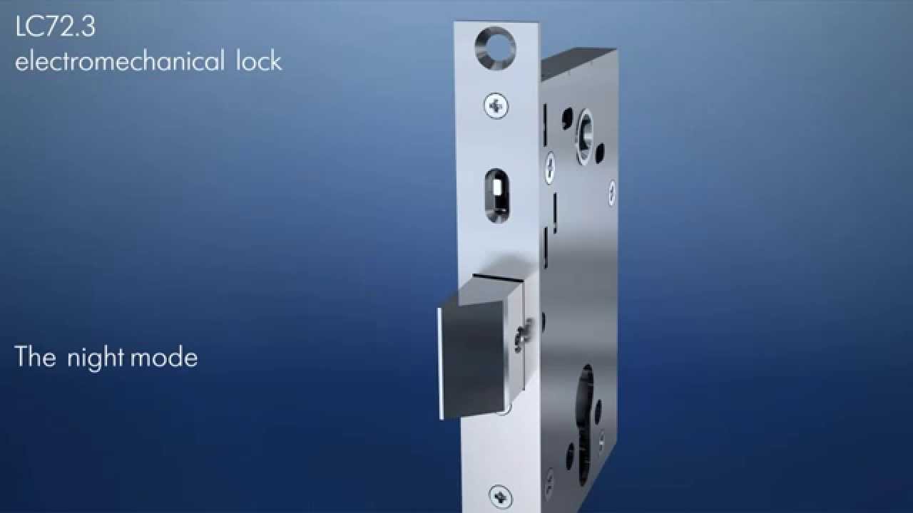 Perco Lock Electromechanical Lock PERCo-LC72.3 - YouTube