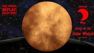 Part 2 REPLAY: Sunspot AR4267's EVOLUTION! - Comet 3I/ATLAS Still Near Sun! - Oct 29, 2025 screenshot 3