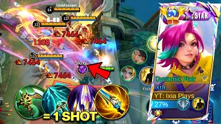 GLOBAL IXIA BEST ONE SHOT BUILD AND EMBLEM 2026!🔥 (must try) | IXIA BEST BUILD 2026 - MLBB