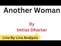 Another Woman By Imtiaz Dharkar || Summary In Hindi