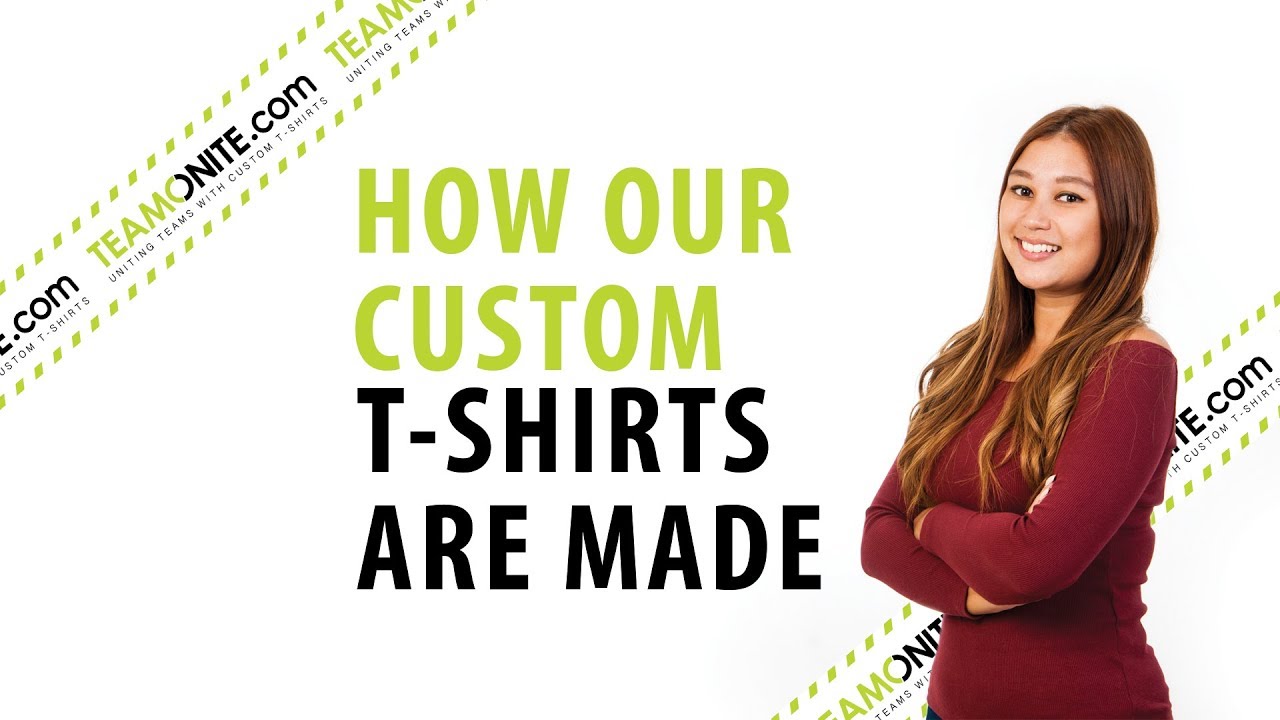 HOW OUR CUSTOM TSHIRTS ARE MADE - YouTube