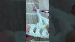 EASY CROCHET MESH STITCH ! QUICK &amp; BEGINNER-FRIENDLY! #easycrochet #crochetforbeginners #shorts