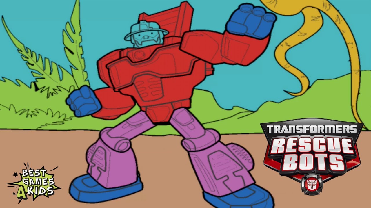 Transformers Rescue Bots: Sky Forest Rescue | NEW Update Bot-Paint
