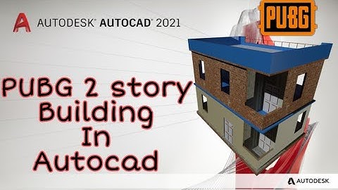 PUBG 2 story building making in Autocad  by Abhishek vishal/ Syncronise cad / Autocad / Like & sub