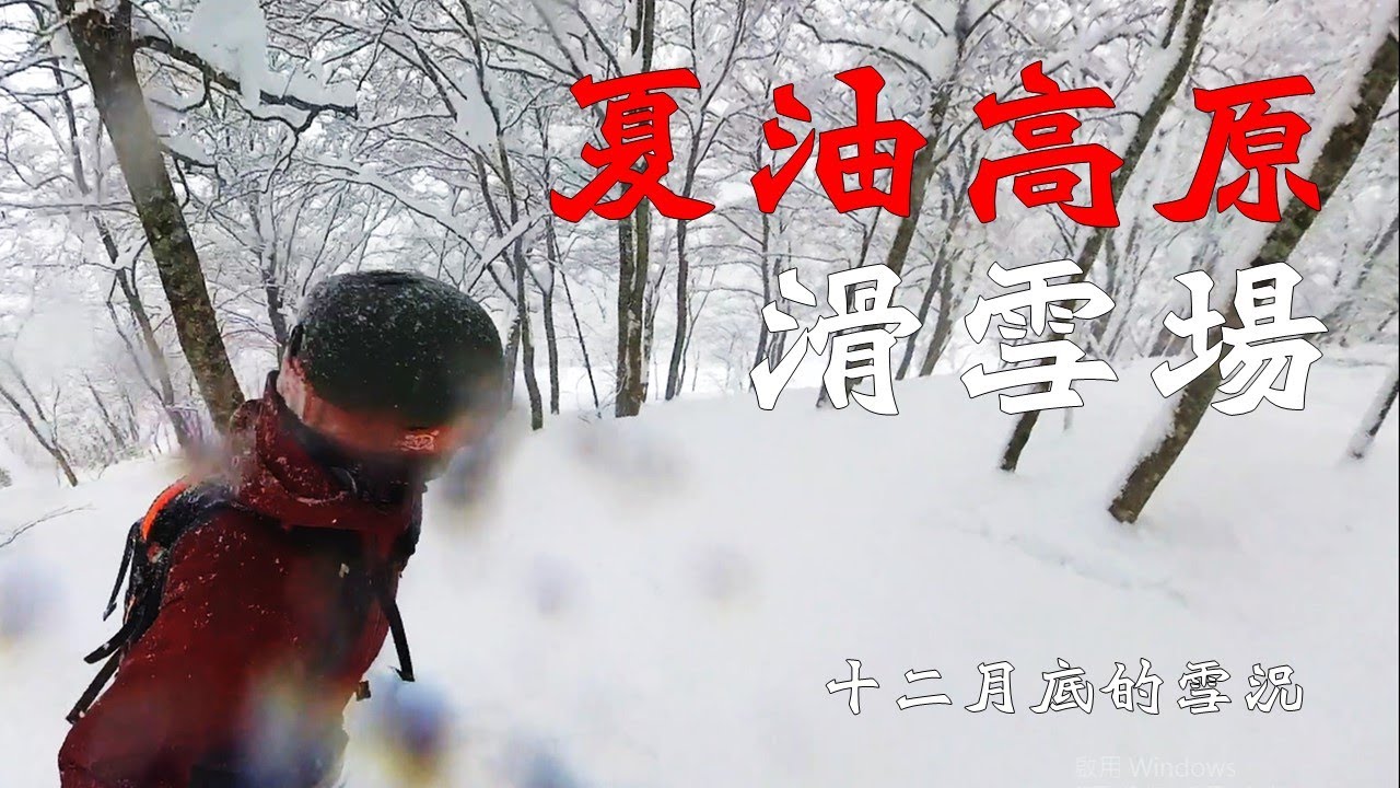 【夏油高原滑雪場】豪雪與樹林、滑雪場裡的背包客棧丨GETO KOGEN