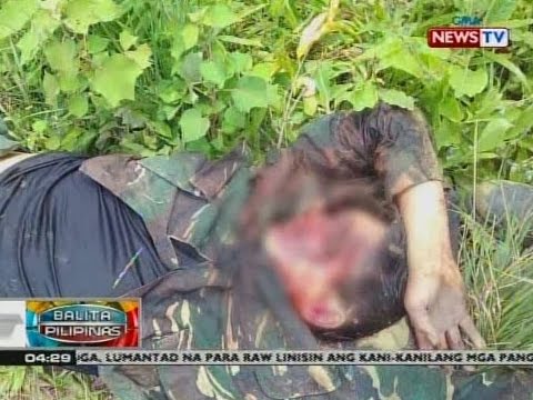 BP: Mga sundalong namatay sa engkwentro sa NPA sa Compostela Valley, ginilitan at pinalo pa sa ulo