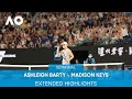Ashleigh Barty v Madison Keys Extended Highlights (SF) | Australian Open 2022