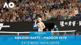 Ashleigh Barty v Madison Keys Extended Highlights (SF) | Australian Open 2022