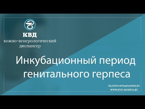 831  Инкубационный период генитального герпеса