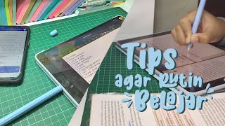 Tips agar rutin belajar 📖 💫 | Study With Me #7