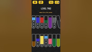 Water sort puzzle level 7163