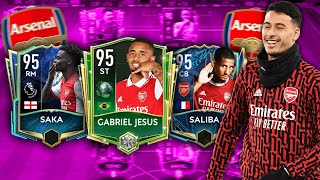 OMG! I Built The Latest ARSENAL FC Squad Builder on FIFA MOBILE 22 |