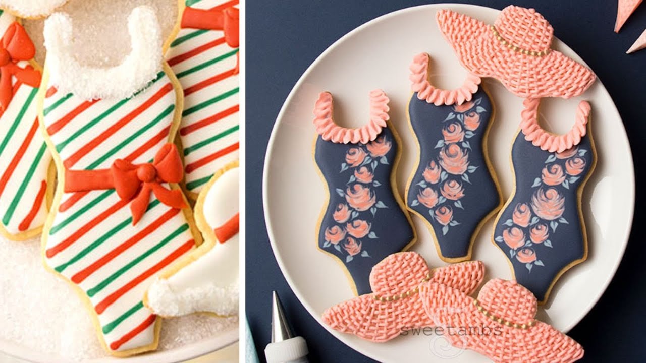 5 Amazing Swimsuit Cookies! | Satisfying Royal Icing Cookie Decorating