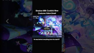 Cookie Run Kingdom's new Shadow Milk costume is insane?! 🥹 #crk #crkingdom #cookierunkingdom #shorts