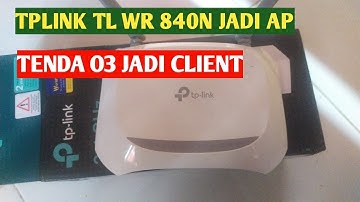 SETTING ROUTER TP LINK TL WR 840 N JADI ACCES POINT PAKE HP@AntonInformasi